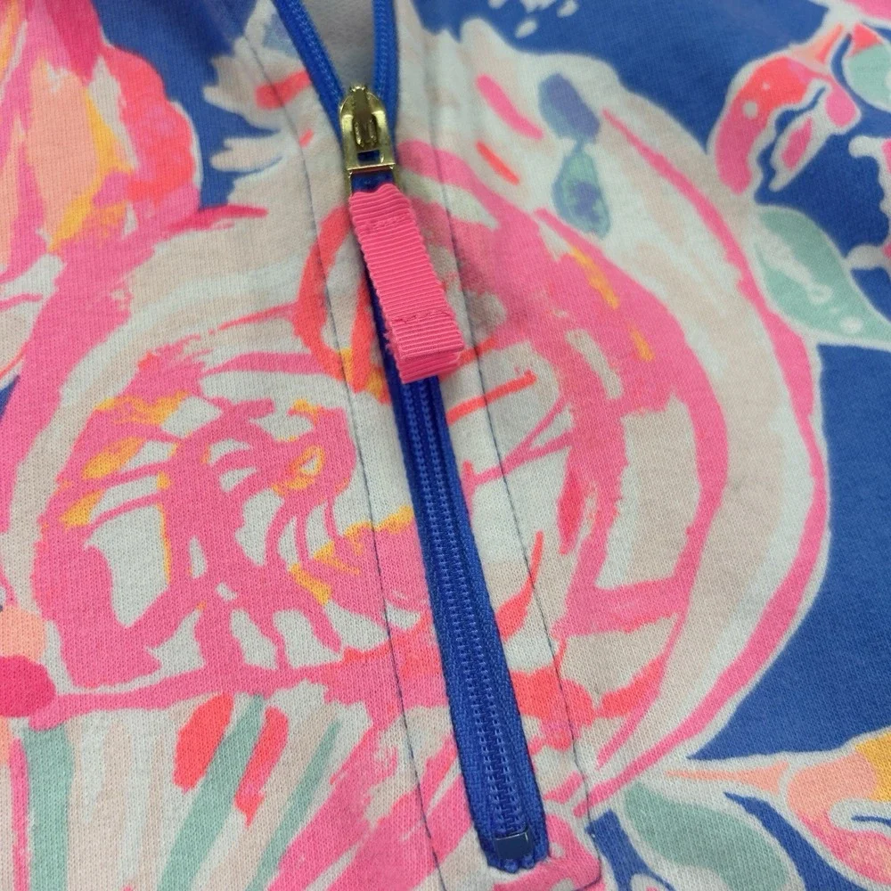 Lilly Pulitzer Girls Large (8-10) Sleeveless Shift Dress Bennet Blue Bay Dreamin